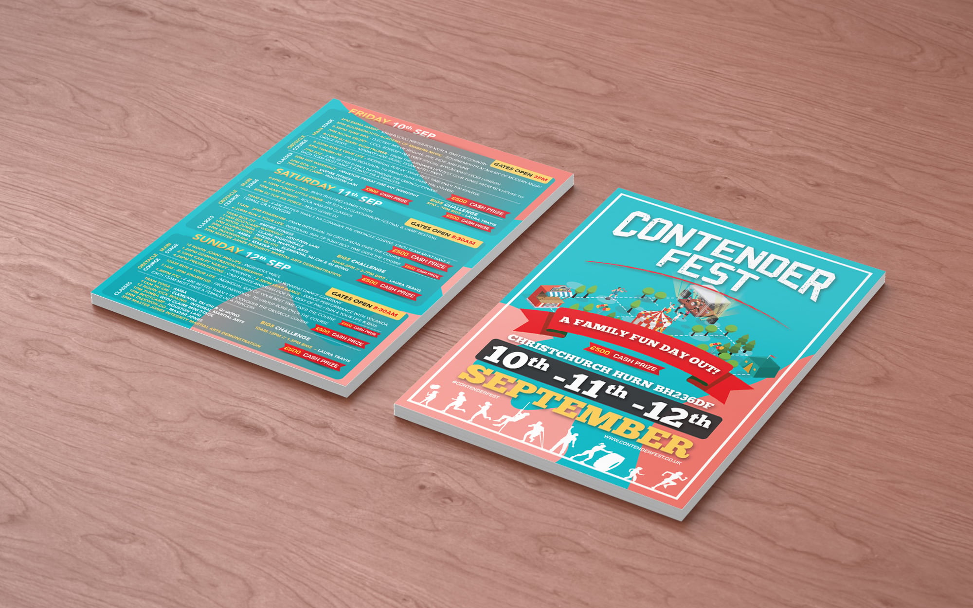 A5 Leaflet Mockup Double
