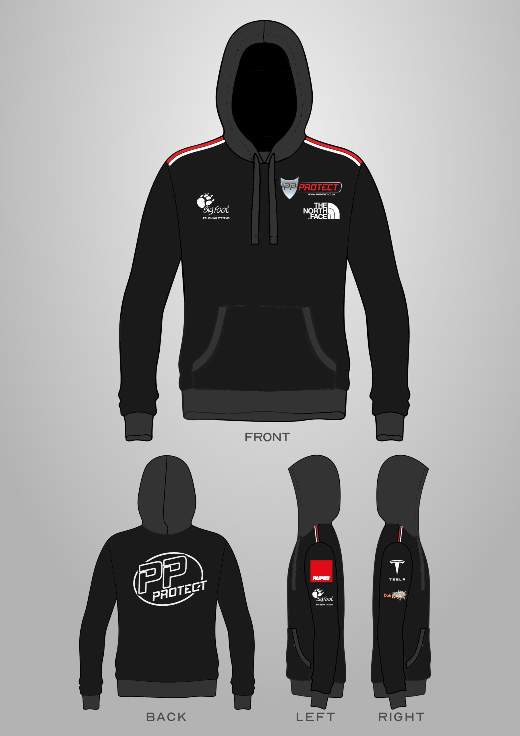 Pp Hoodie Black